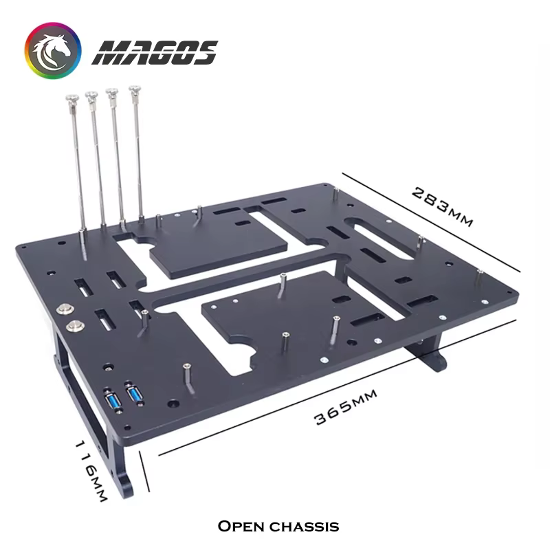 Chasis Abierto Aluminio con Refrigeración Líquida para PC MATX/ATX - imagen 5