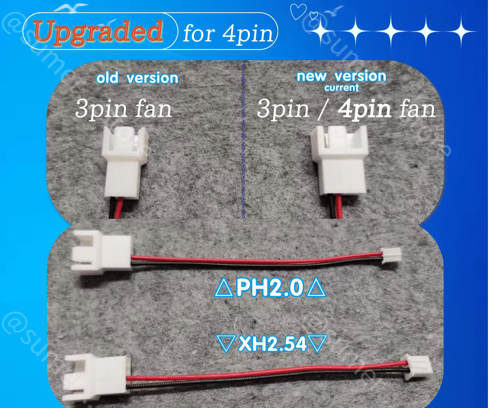 Cable adaptador ARSYLID PH2.0 para ventilador VGA
