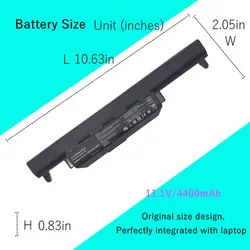 Batería para portátil ASUS – Compatible serie A45/A55/A75