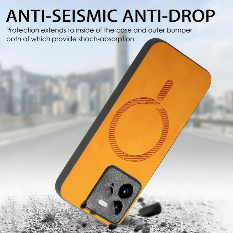 Funda Trasera Realme GT 7 Pro Magsafe Cuero Magnética - imagen 2