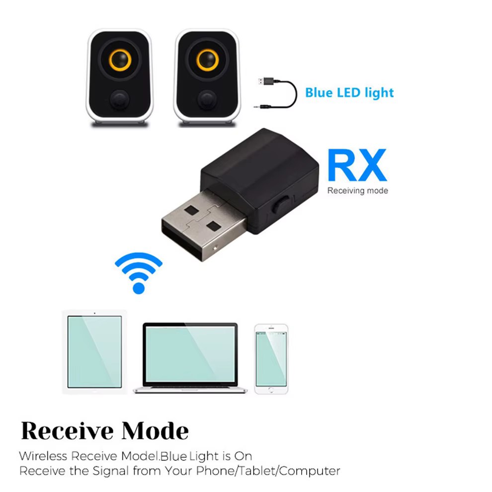 Receptor Bluetooth para coche y sistema de audio