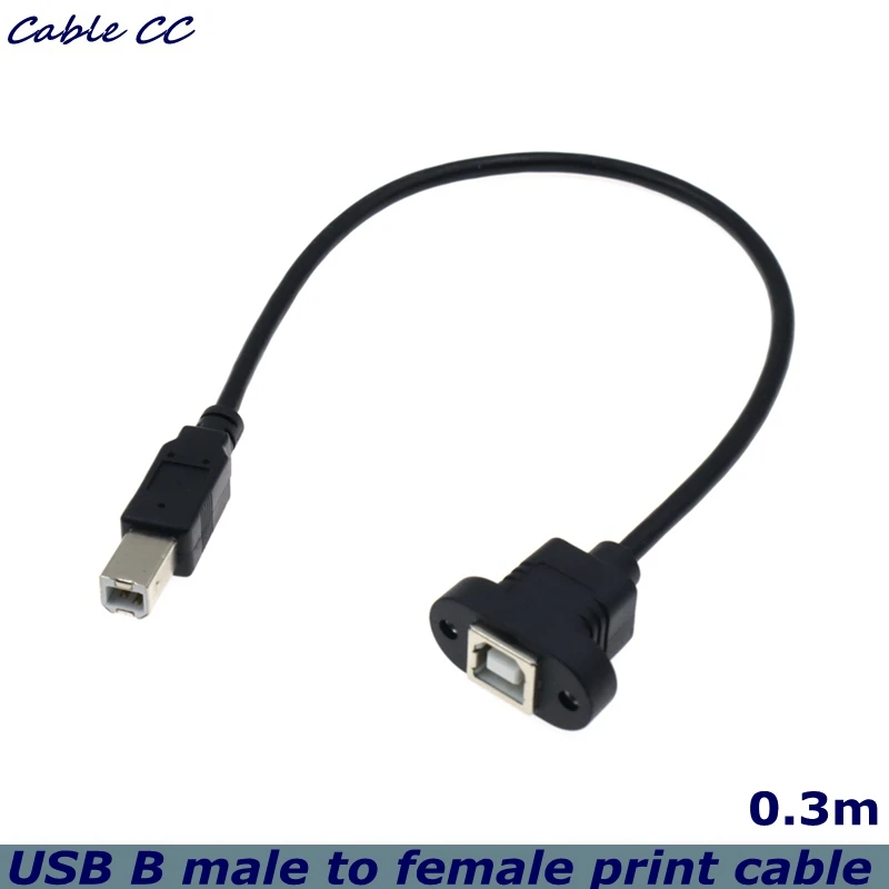 Cable conectado a impresora y panel de montaje