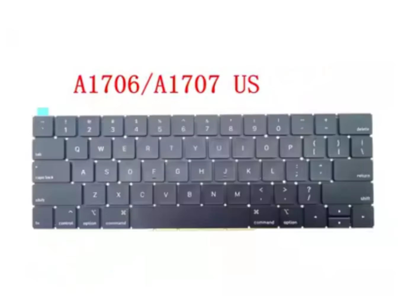 Teclado original US A1707/A1706 - vista frontal