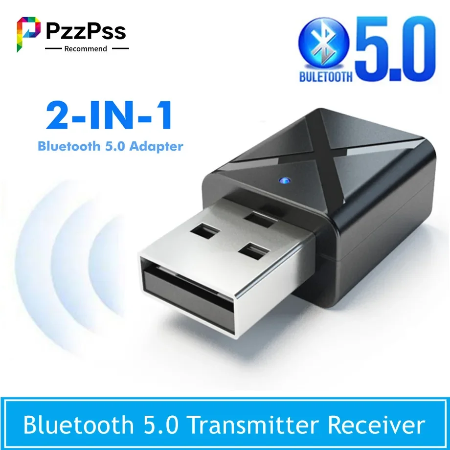Transmisor Bluetooth USB-AUX para coche y PC – audio inalámbrico