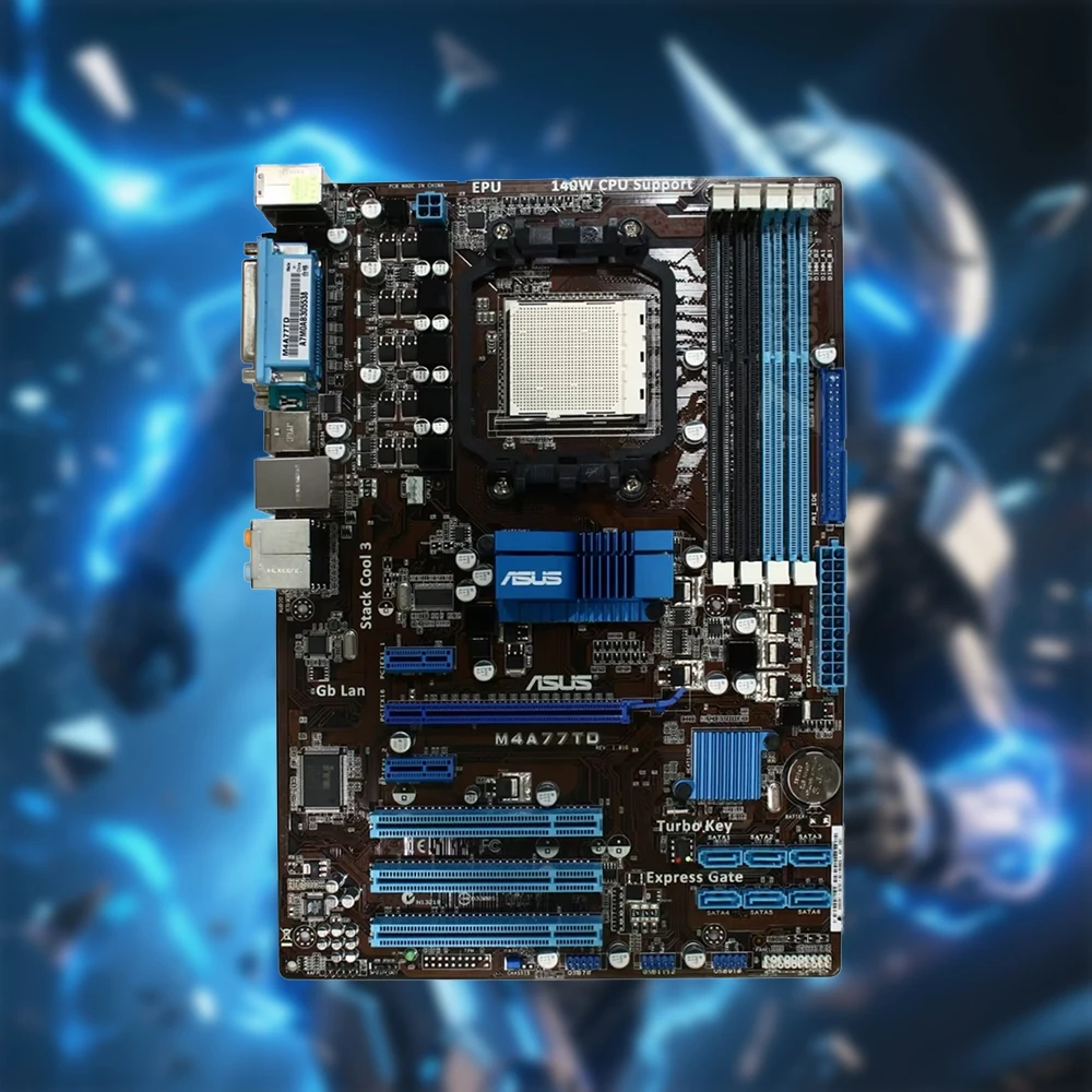 Placa Madre Asus M4A77TD Socket AM3 DDR3 SATA II USB 2.0 - imagen 3