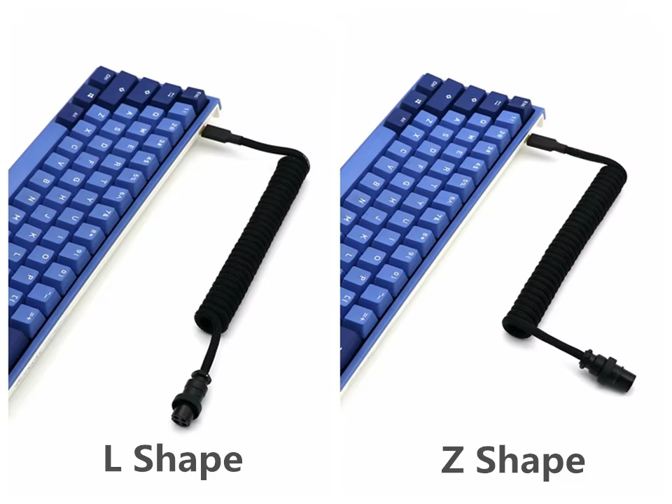 Conector USB-C para teclado en espiral - Angitu