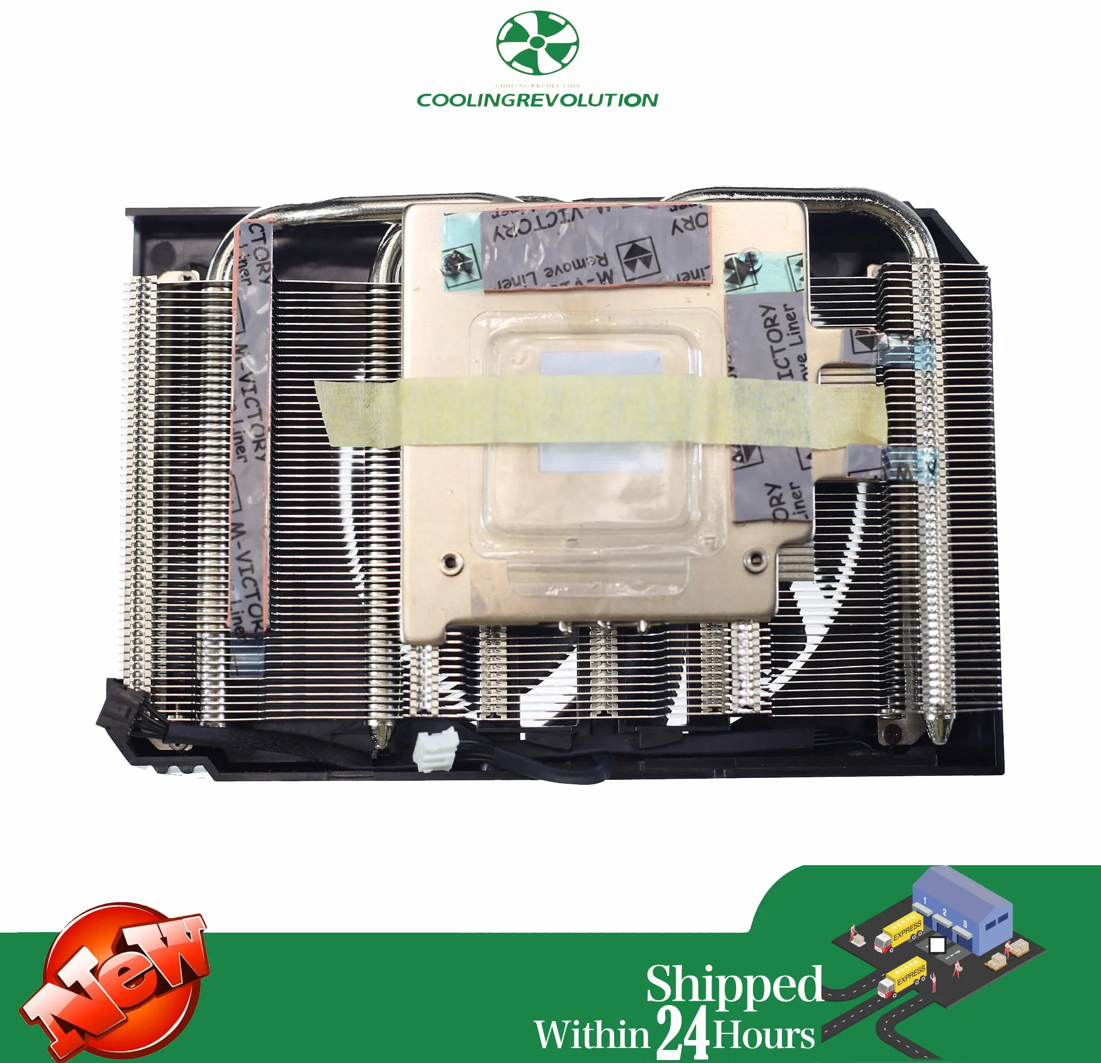 Ventilador disipador FD10015H12S vista lateral