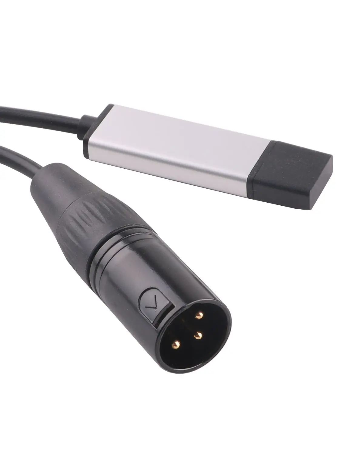 Detalle del chip FTDI y conexión XLR