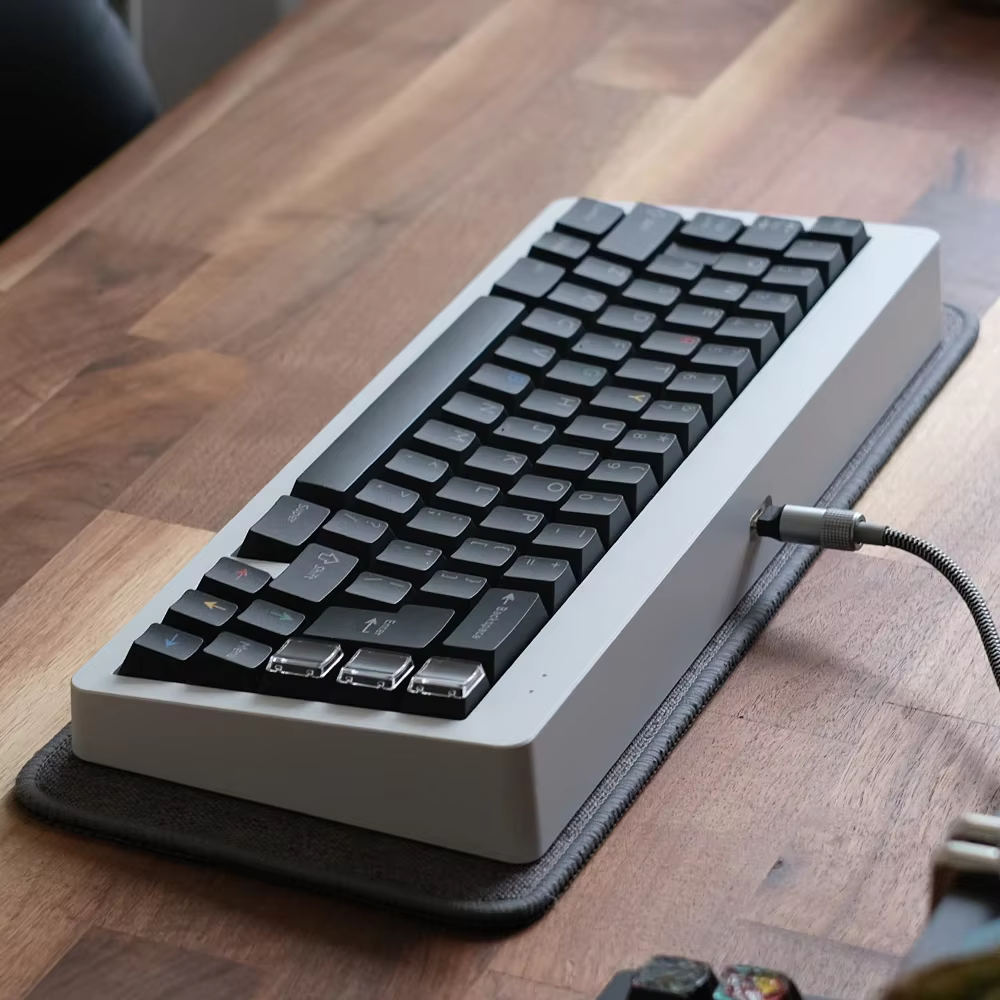ECHOME Alfombrilla de lino para teclado mecánico: mejora sonido - imagen 5