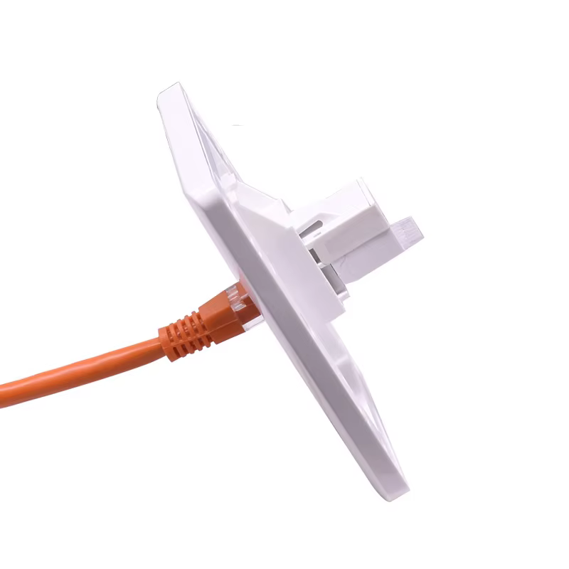 Conector RJ45 Keystone Blanco Cat6 - Panel Sin Herramientas - imagen 2