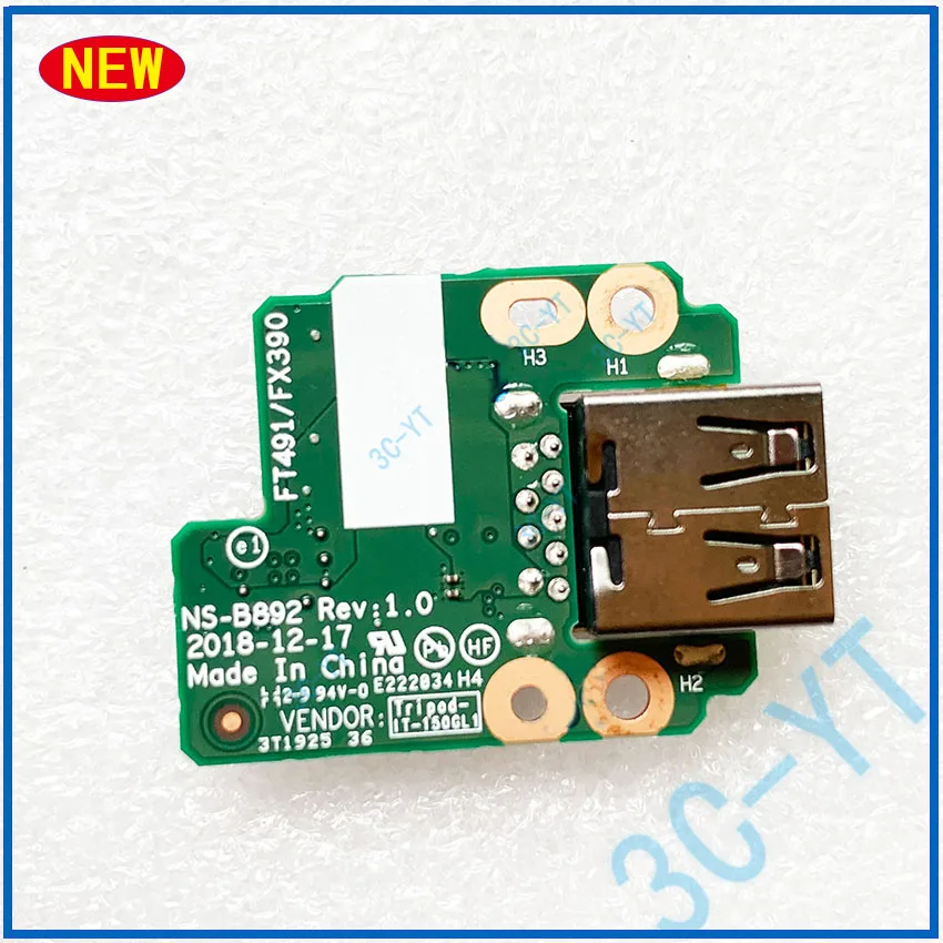 Placa conectores USB para Thinkpad