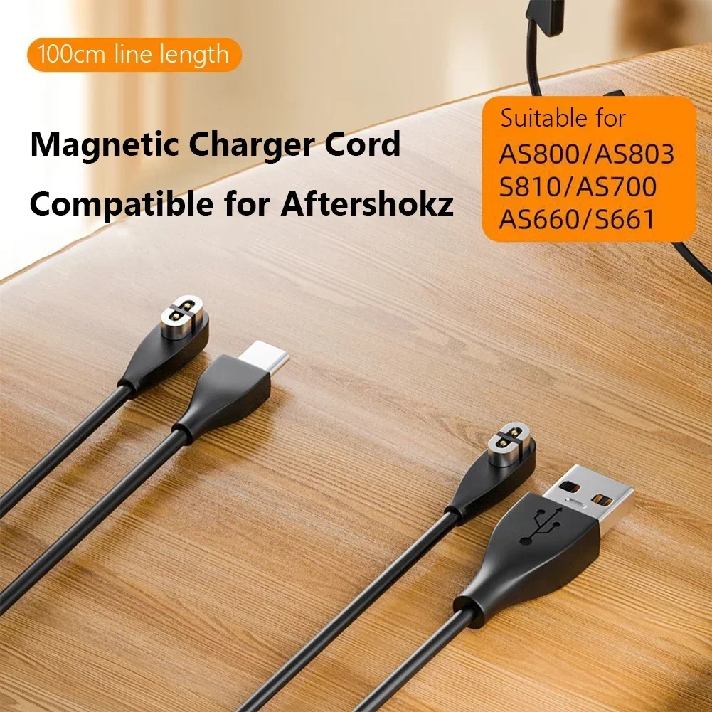 Cable Cargador Magnético USB-C para Shokz OpenRun y Aeropex - imagen 4