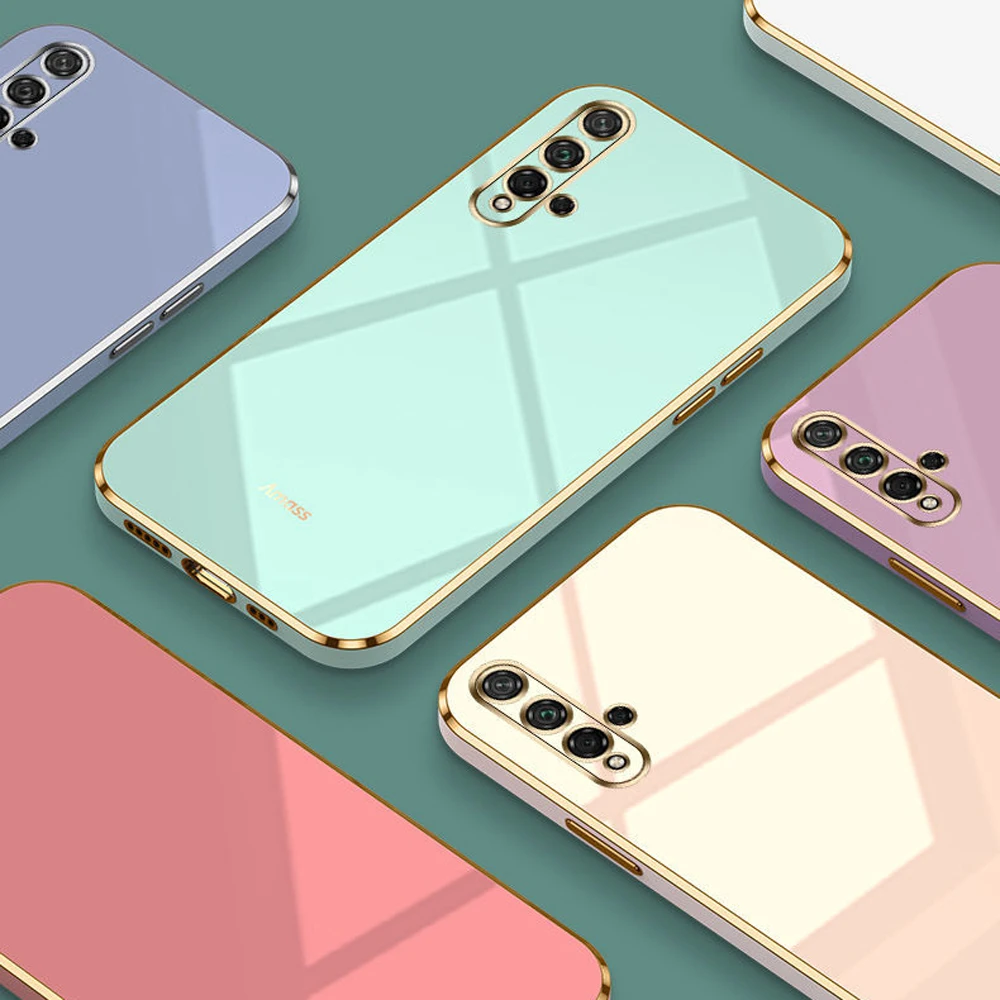Huawei Nova 5T/7i Funda Lujo Silicona Antigolpes - imagen 5