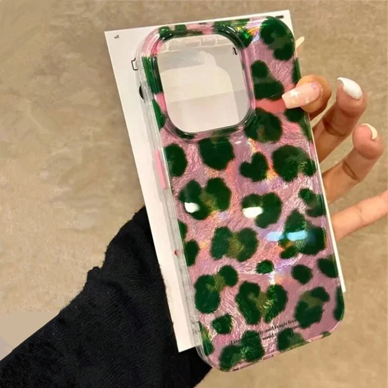 Funda para iPhone con estampado de leopardo degradado - imagen 5