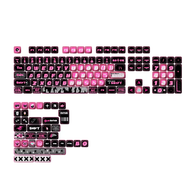 Akko Teclas MOA PBT Transparentes para Switch Mecánico