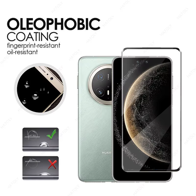 Huawei Mate 70 Pro+ Cristal Templado Negro Protección - imagen 4