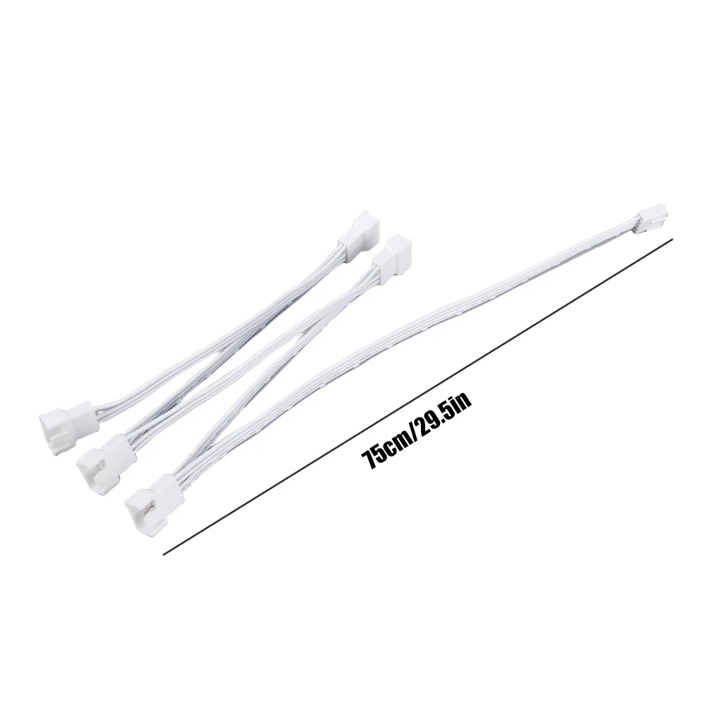 Cable Divisor PWM 4 Pines Para Ventiladores CPU - Manga Trenzada - imagen 5