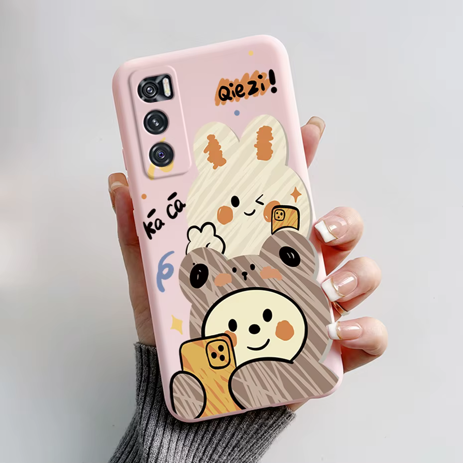Vista frontal de la funda aplicada