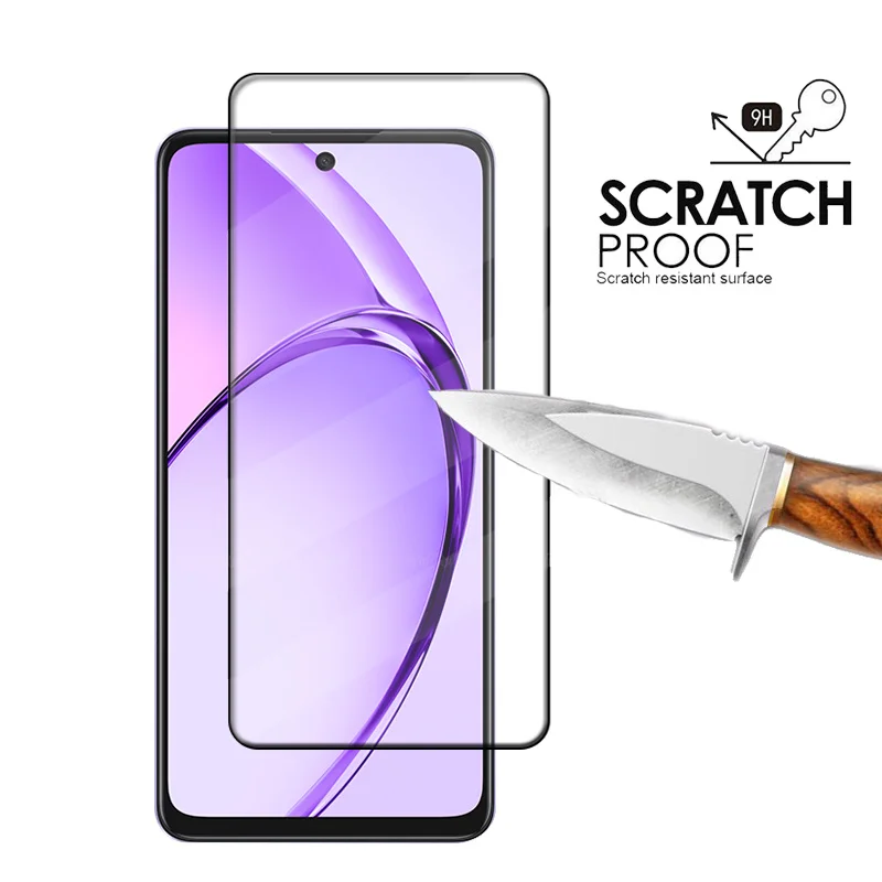 Protector de vidrio templado para Oppo A40m con borde 2.5D