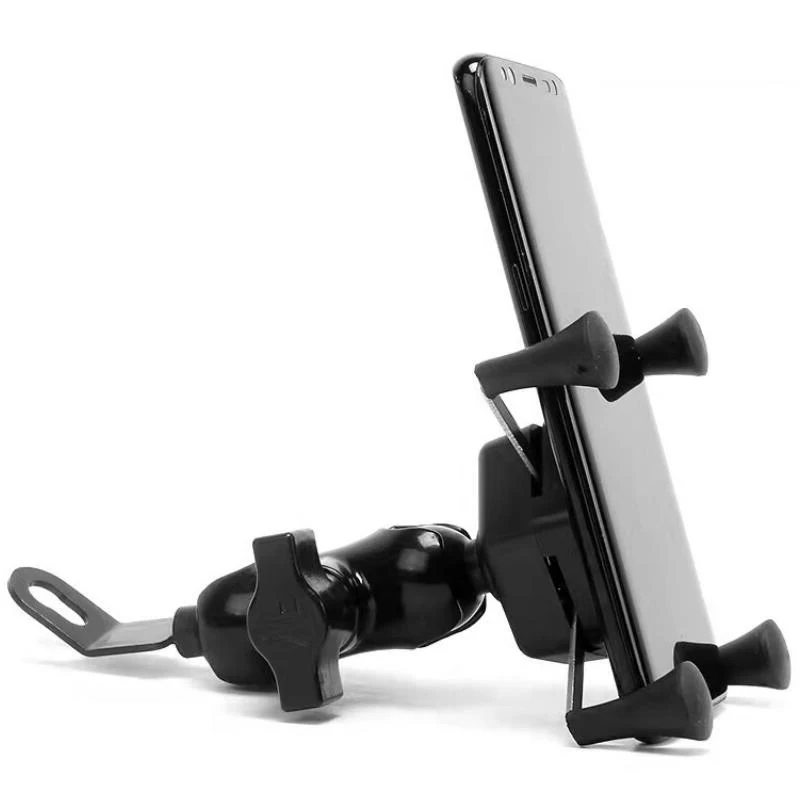 Soporte Móvil Moto con Espejo Retrovisor Ajustable - imagen 4