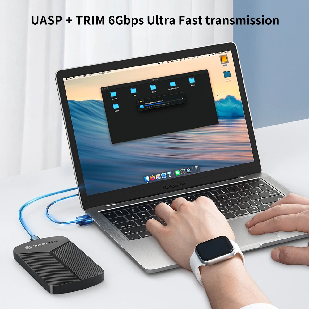 Funda HDD 2,5" USB 3.0 Yottamaster – Hasta 4TB - imagen 2