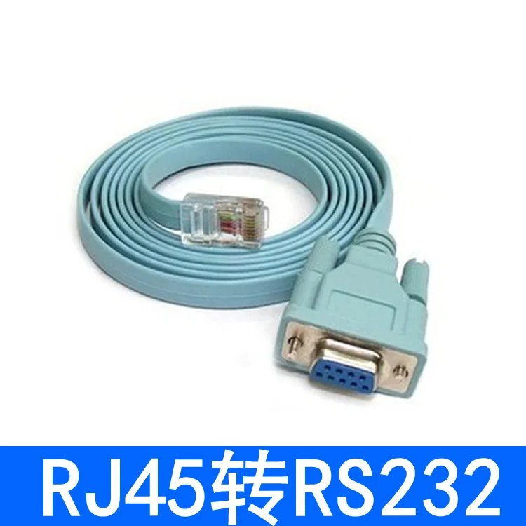 Cable consola USB RJ45 a RS-232 DB9 para routers rollover azul - imagen 3