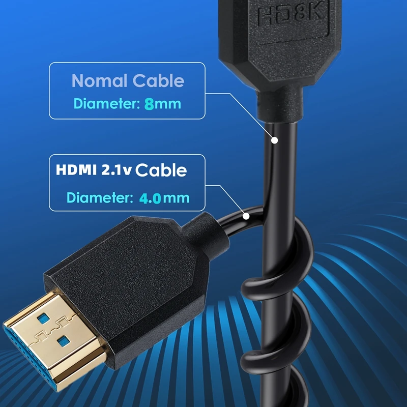 Adaptador HDMI 90 grados Macho-Hembra 8K 60Hz - imagen 5