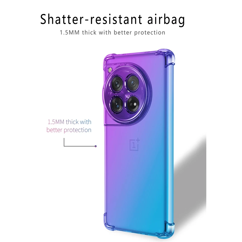 Funda TPU OnePlus Antigolpes Airbag Degradado Elegante Duradera - imagen 3