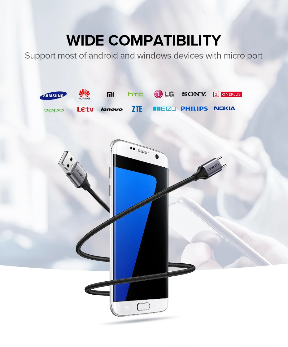 Cable USB con connectors chapados en oro