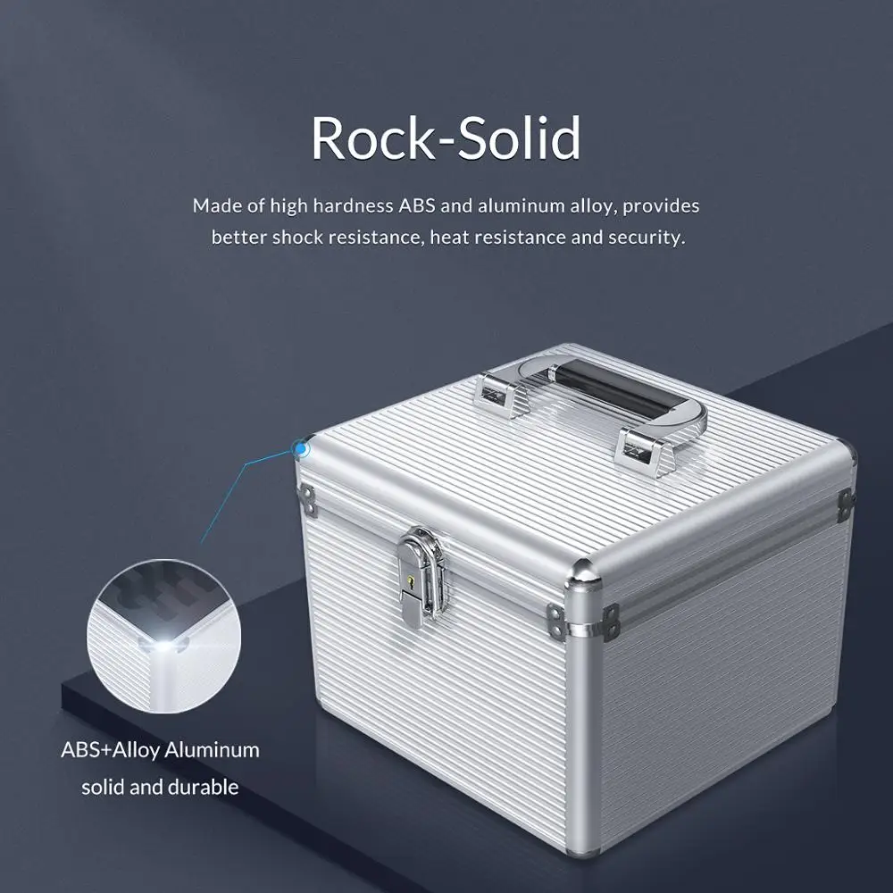 Caja Seguridad Aluminio Orico Disco Duro 3,5 Pulgadas - imagen 3