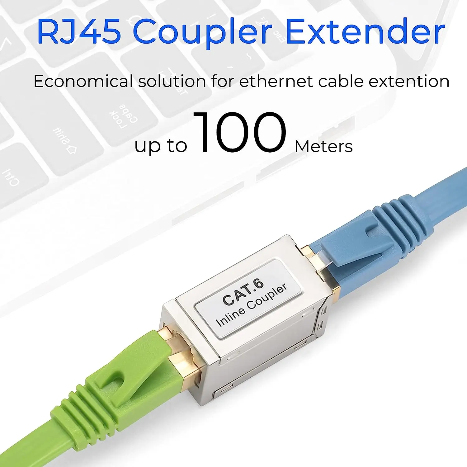 Acoplador ZoeRax RJ45 vista frontal