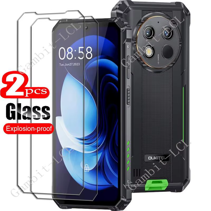 Protector de vidrio templado con pack de limpieza