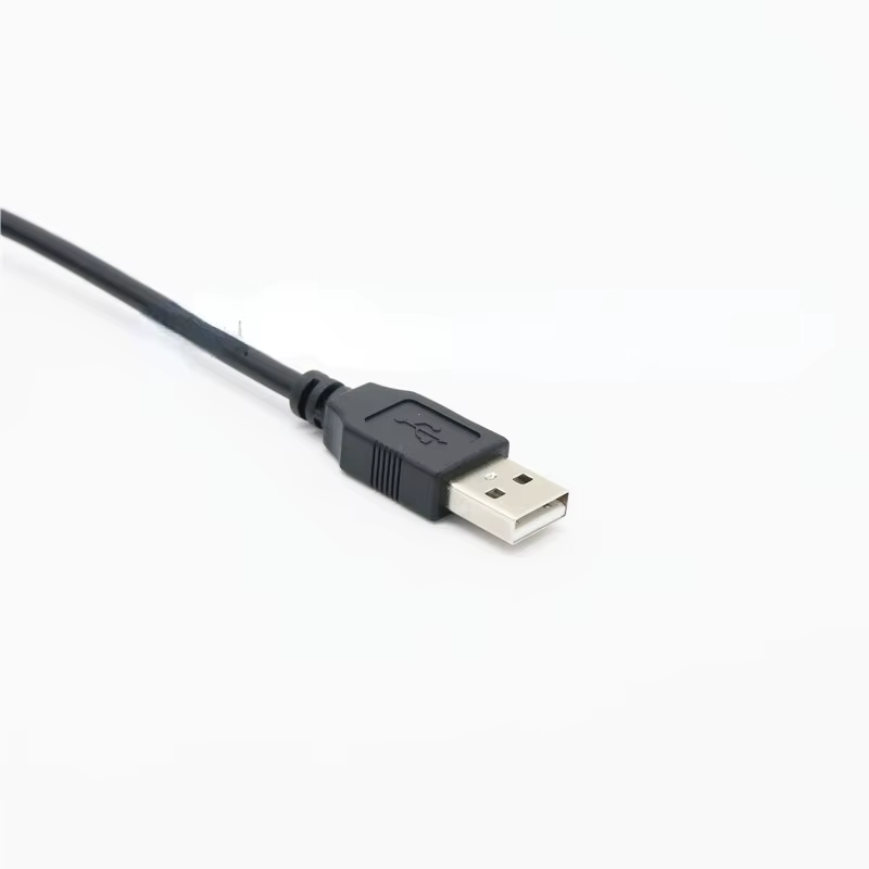 Cable USB 2.0 doble cabeza detalle de conectores