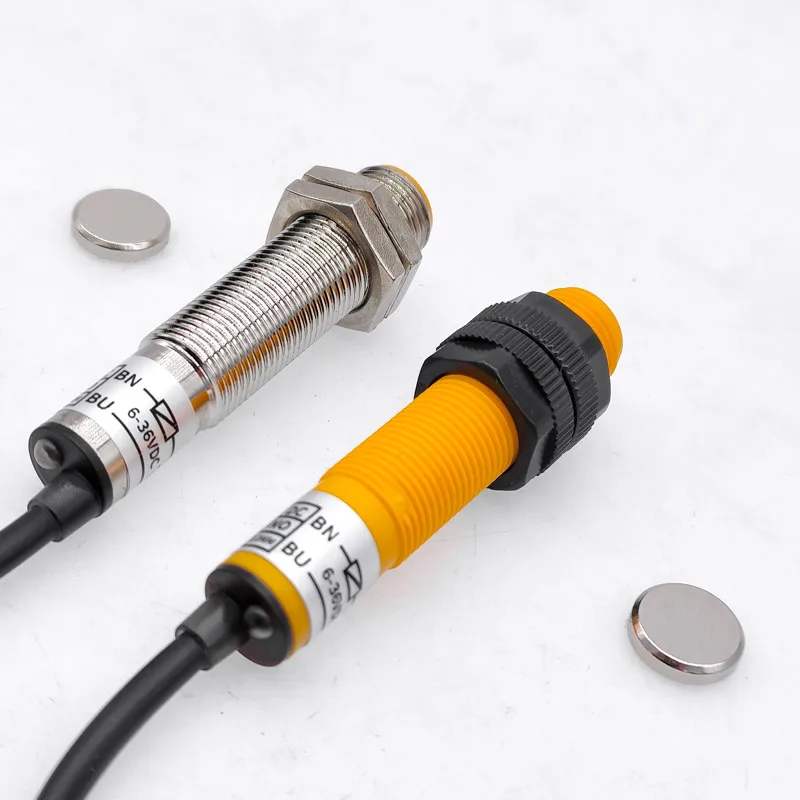 Sensor Proximidad Magnético M12 NPN – Detección 10mm