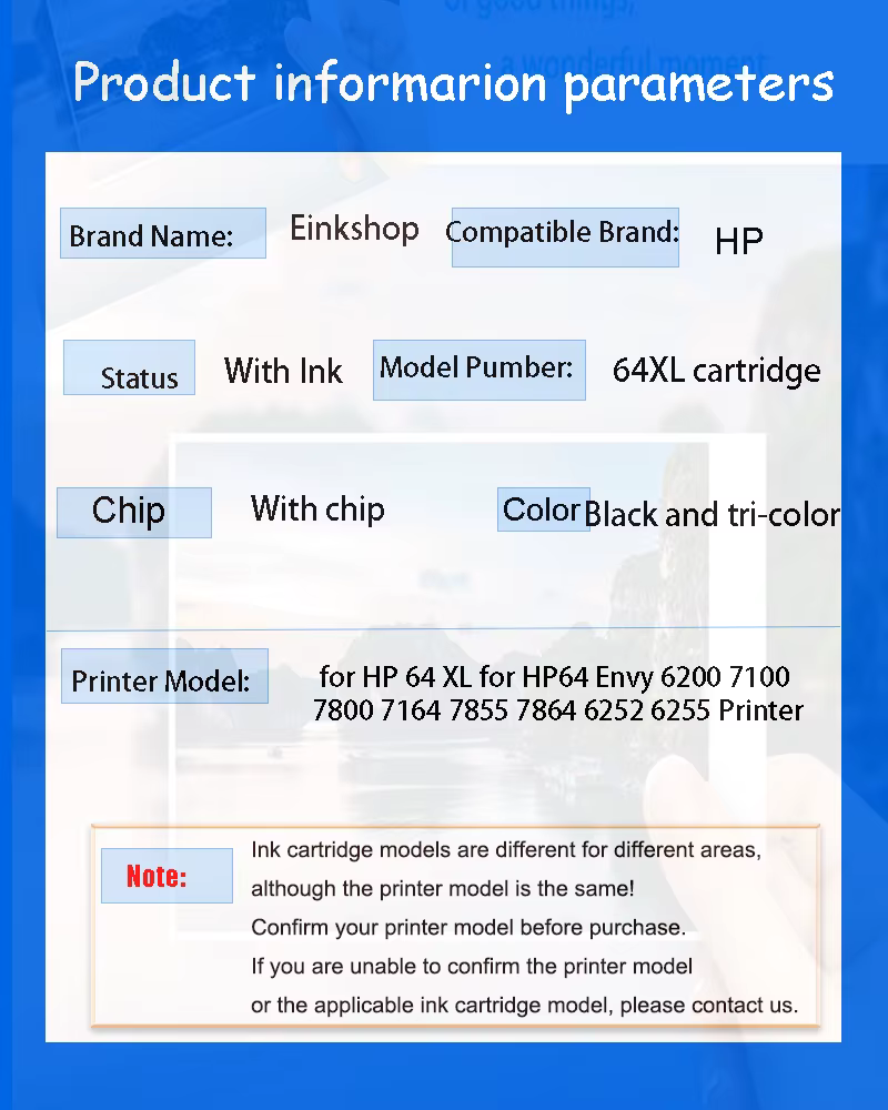 Einkshop Cartucho de Tinta HP 64XL Remanufacturado