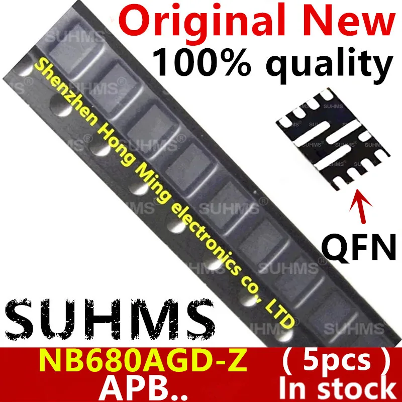 Chipset NB680A QFN-12 vista frontal