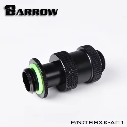 Barrow Conector G1/4 Macho-Macho Giratorio para Refrigeración Líquida PC