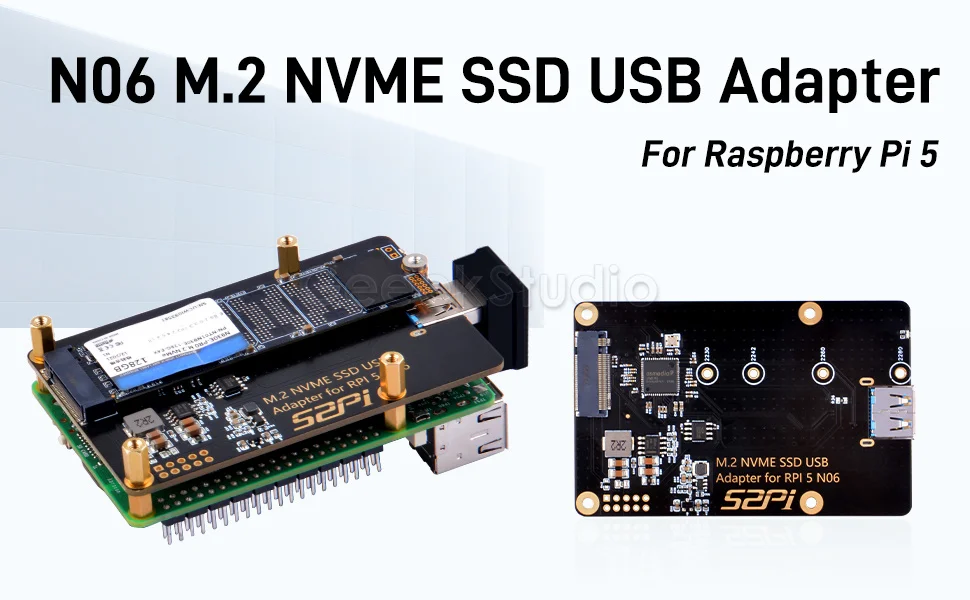 Placa adaptadora compacta para SSD NVMe M.2