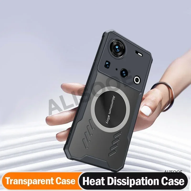 Nubia Z70 Ultra Funda Transparente Disipación Calor Antigolpes - imagen 3