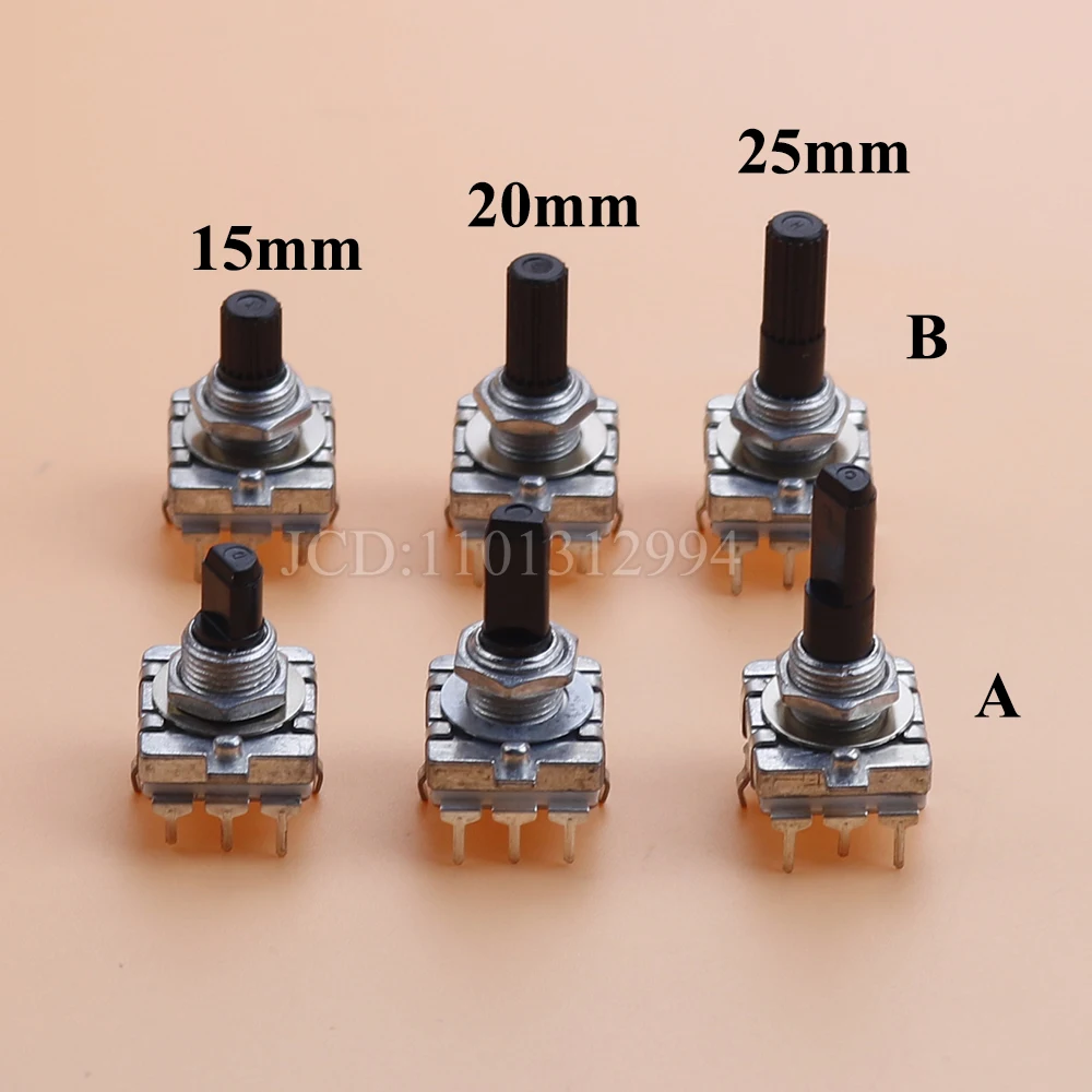 Potenciómetro Rotativo EC16 Encoder Audio 360° 3 Pines - imagen 4