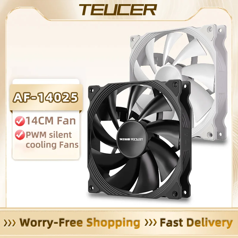 Teucer Ventilador Caja PWM Rodamiento Hidráulico Alto Rendimiento - imagen 3