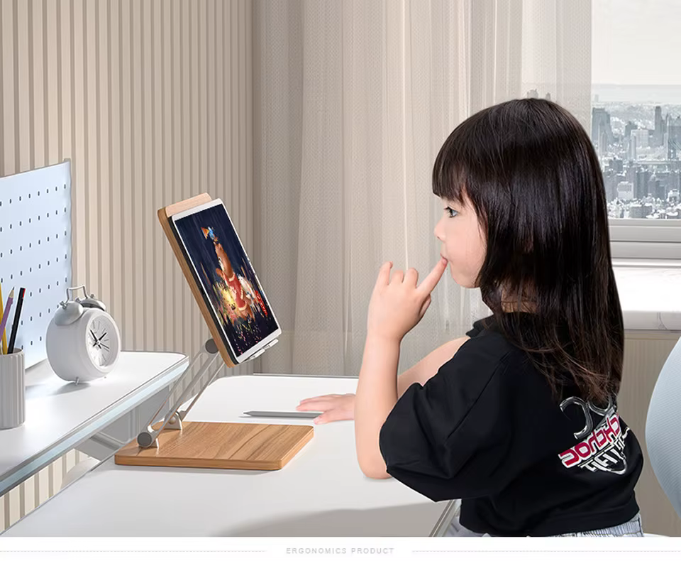 Soporte en uso con una tablet iPad Pro