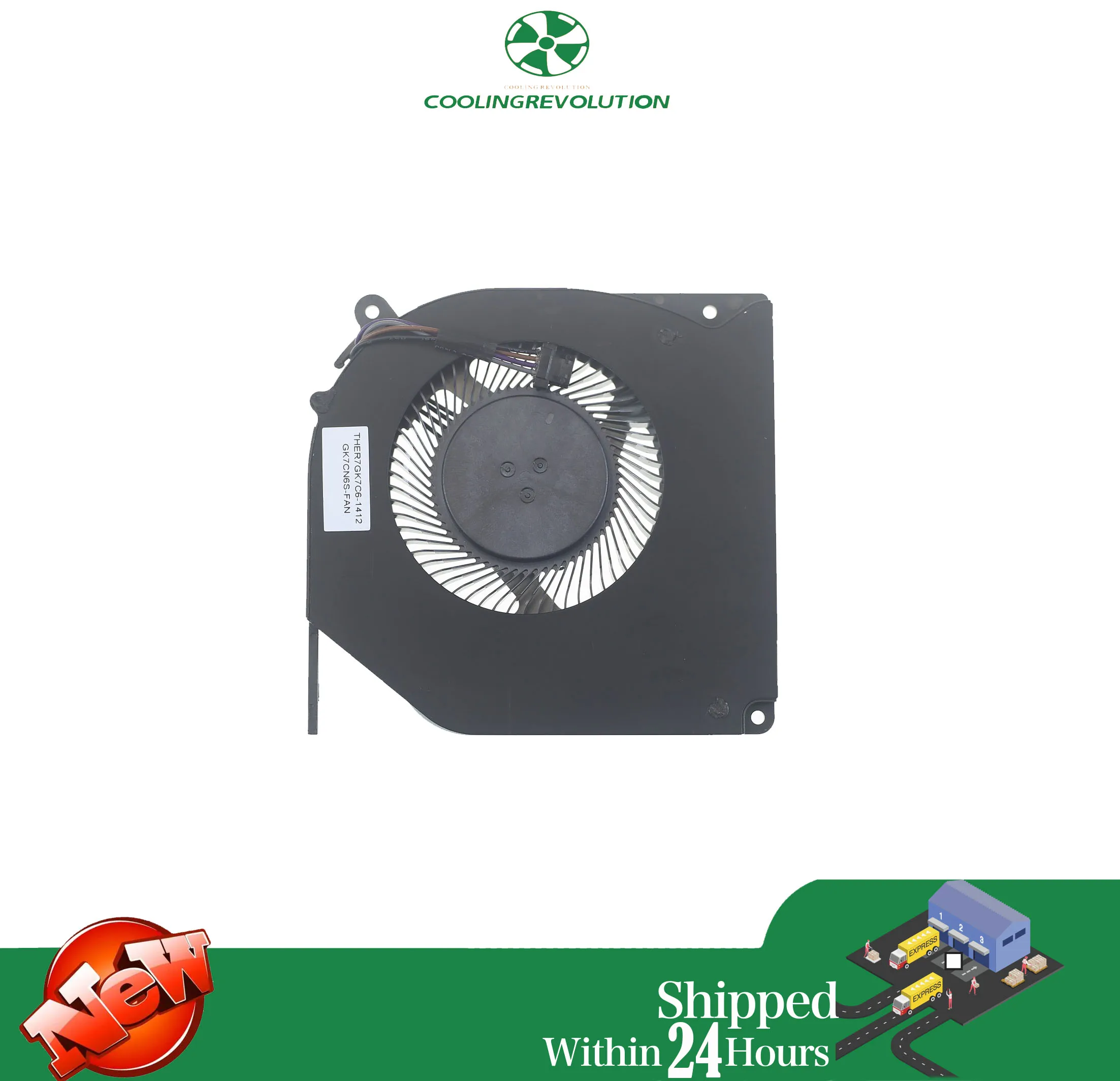 Ventilador instalado en el compartimiento de un portátil Mechrevo