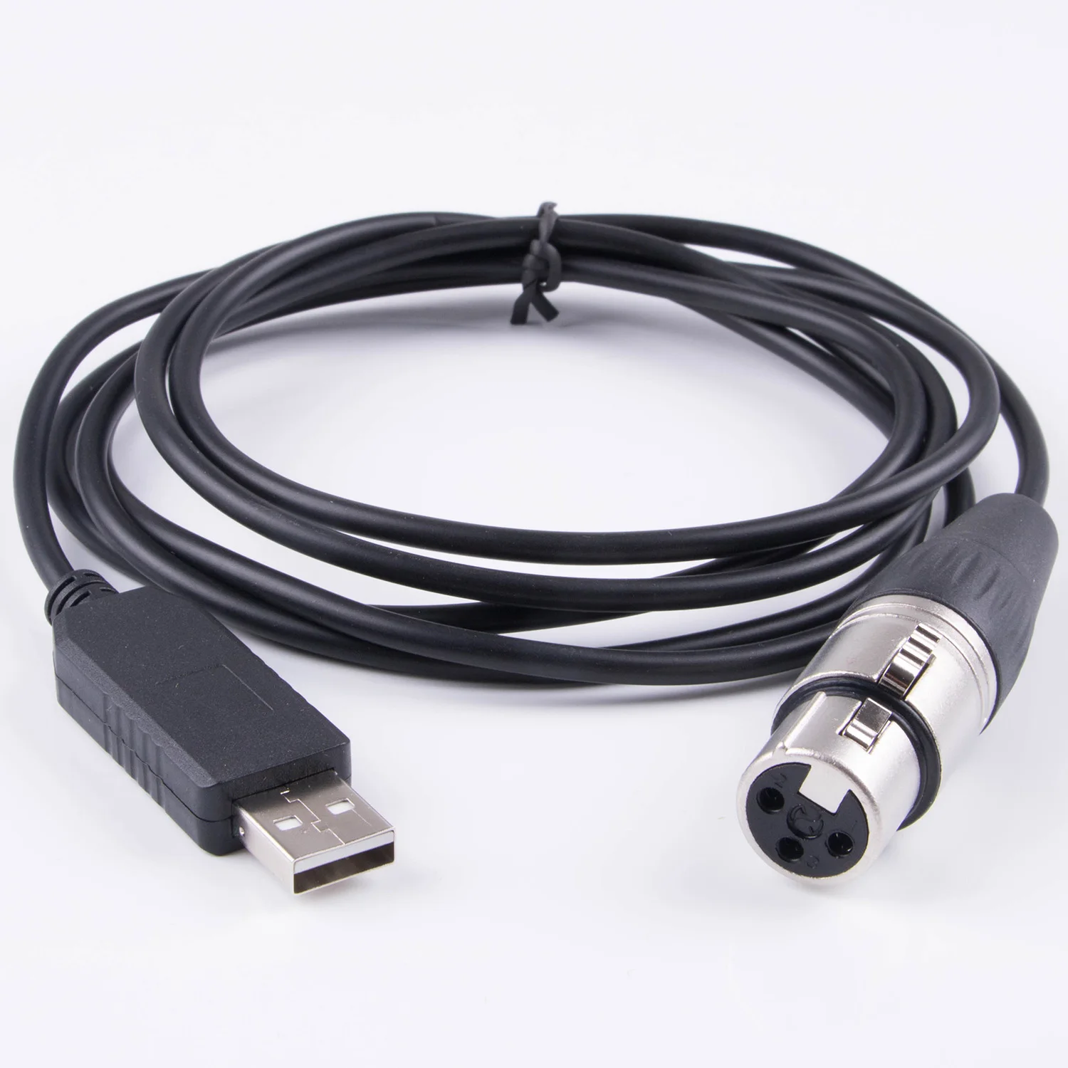 Adaptador negro con indicador LED