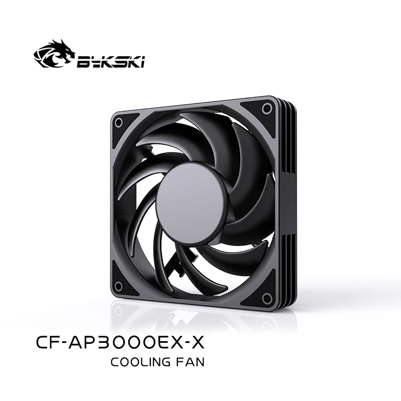 Ventilador 120mm PWM Bykski – Refrigeración Líquida Alta Velocidad