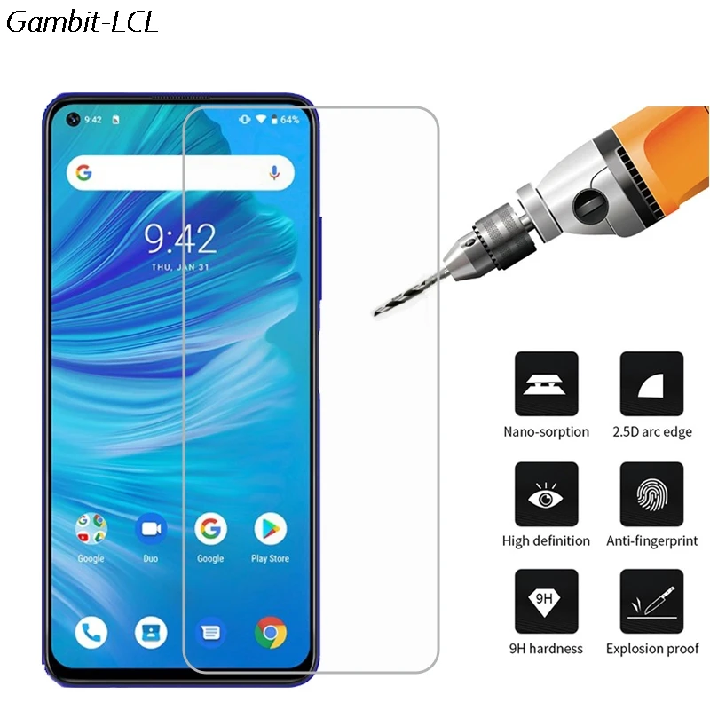 UMIDIGI Power 3 – Protector de pantalla de cristal templado 9H - imagen 4