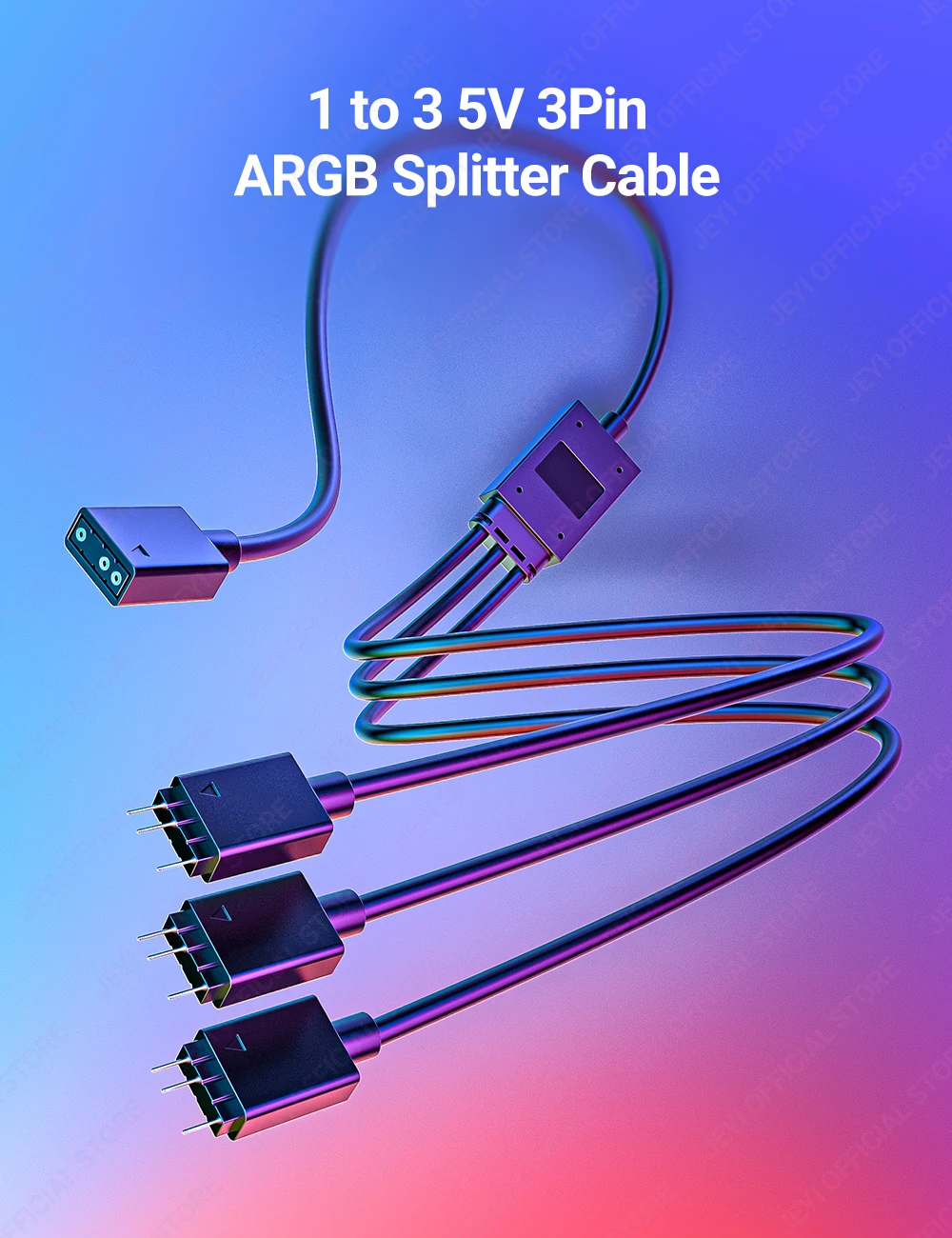 Cable divisor ARGB JEYI 1 a 3 en configuración