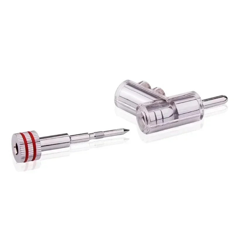 Conectores banana en Y de cobre para altavoces 4 mm autoblocantes - imagen 2