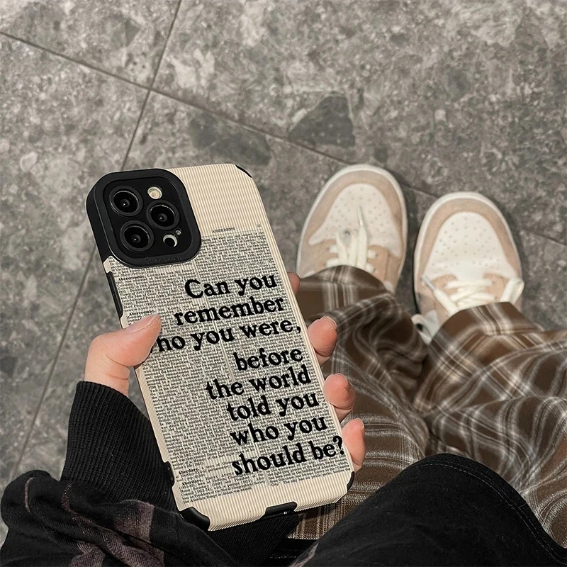 Funda Silicona iPhone con Letras Negras – Carcasa Suave Antigolpes - imagen 4