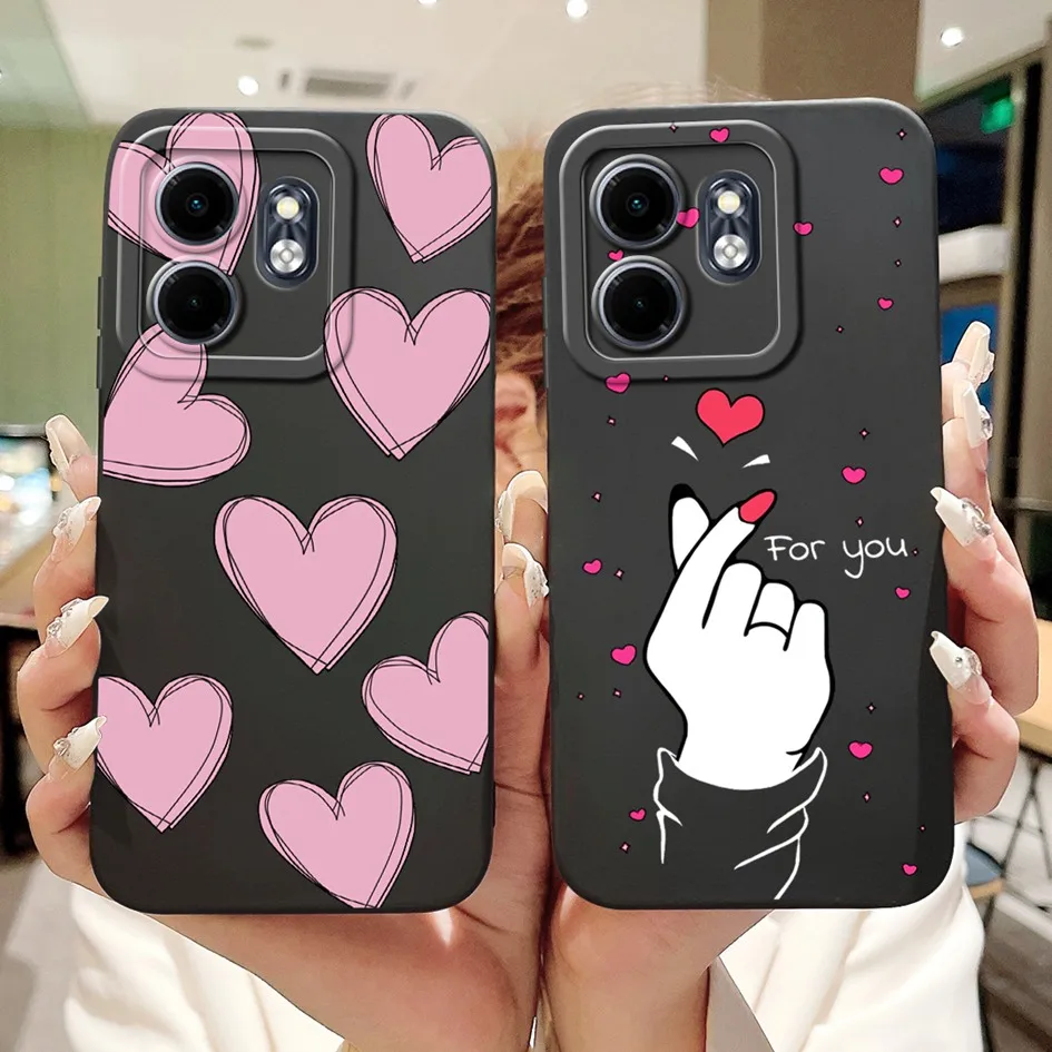 Funda Infinix Hot 50i - X6531/X6531B, Smart 9 X6532 con corazones - imagen 2